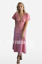 RUBY Clover Midi Dress - Red