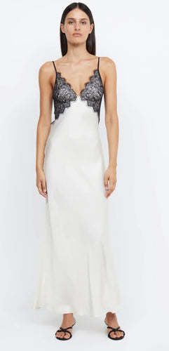 Bec & Bridge Emery Lace Maxi | Ivory/Black