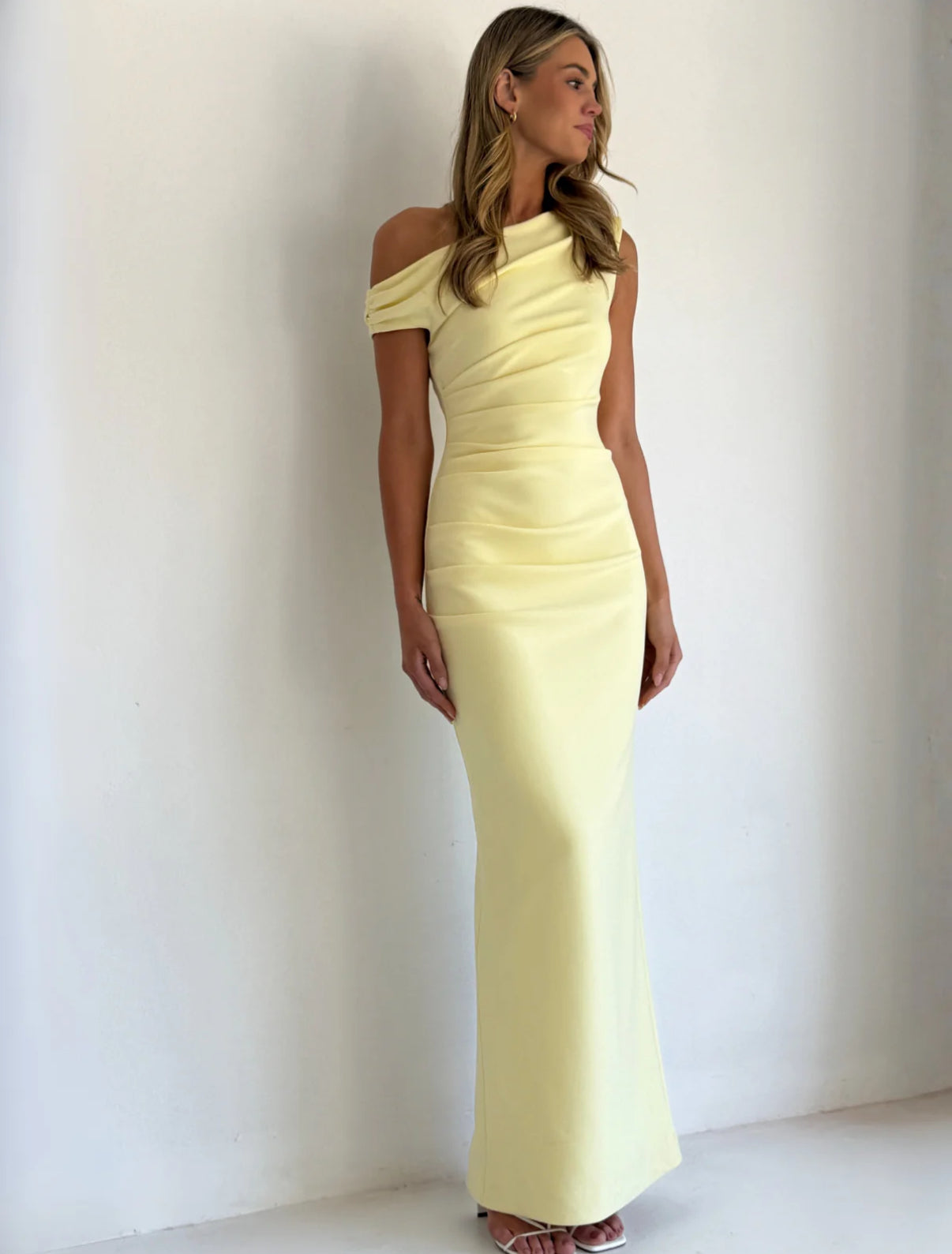 By Nicola Sophia Maxi Dress Lemon