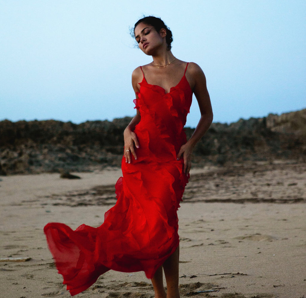 Rat & Boa Cecelia Dress | Red