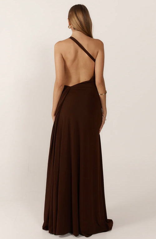 Ance Gria Gaia gown brown