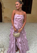Aje Allairie Gown Chalk Pink