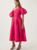 Aje Arista Tulip Sleeve Midi