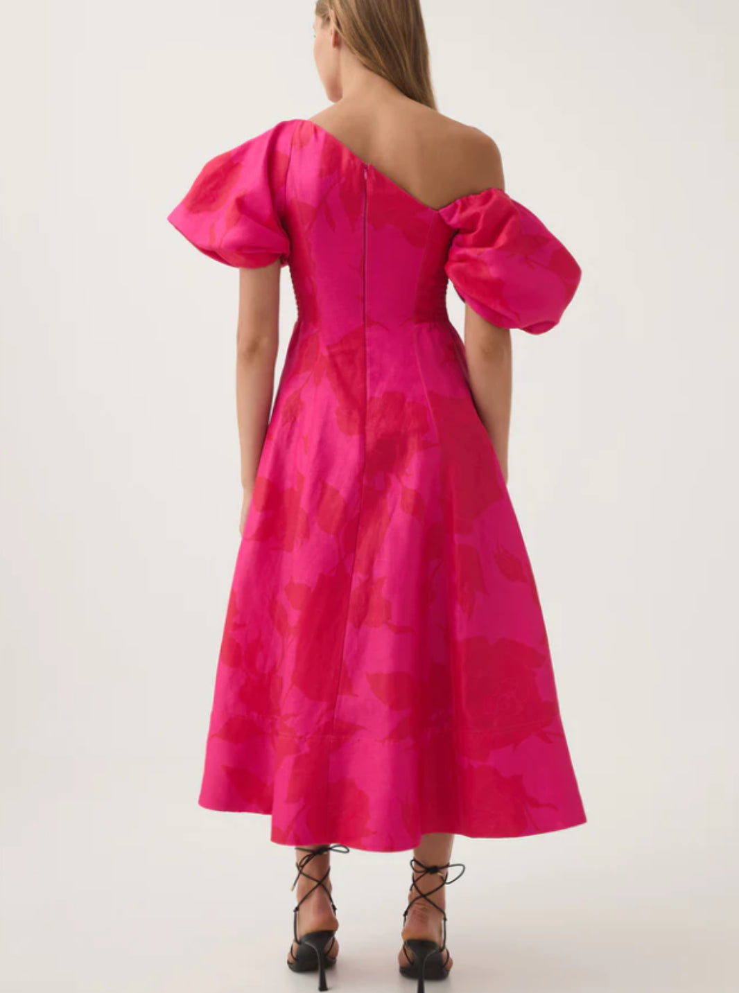 Aje Arista Tulip Sleeve Midi