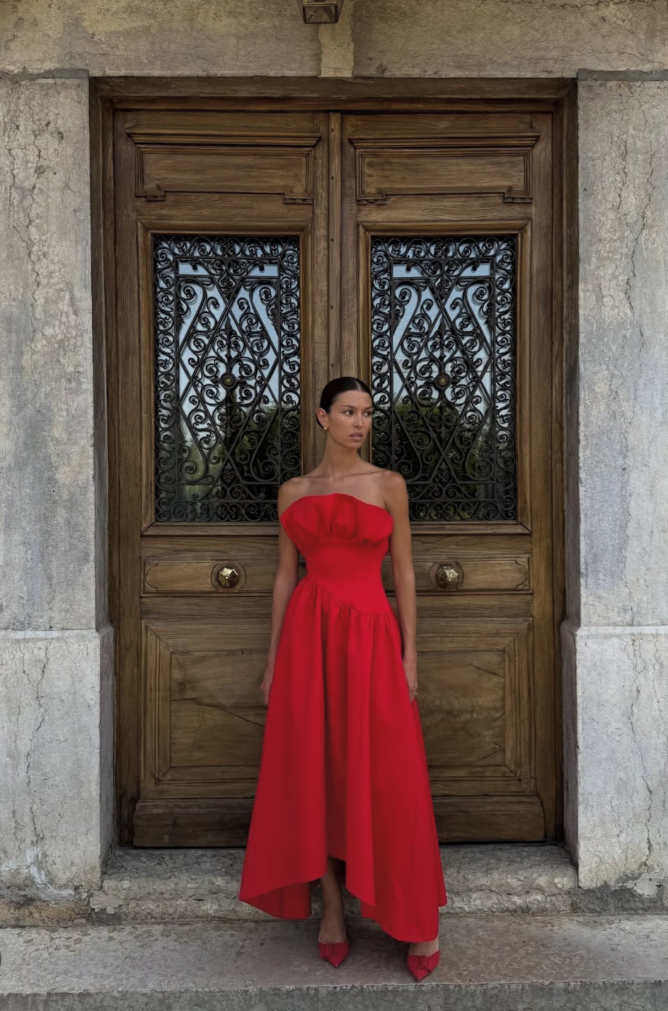 Elliatt Laurel Sleeveless Maxi | Red