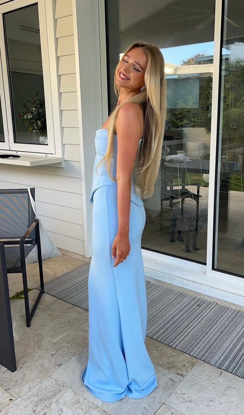 HNTR the Label Louie Gown - Baby Blue