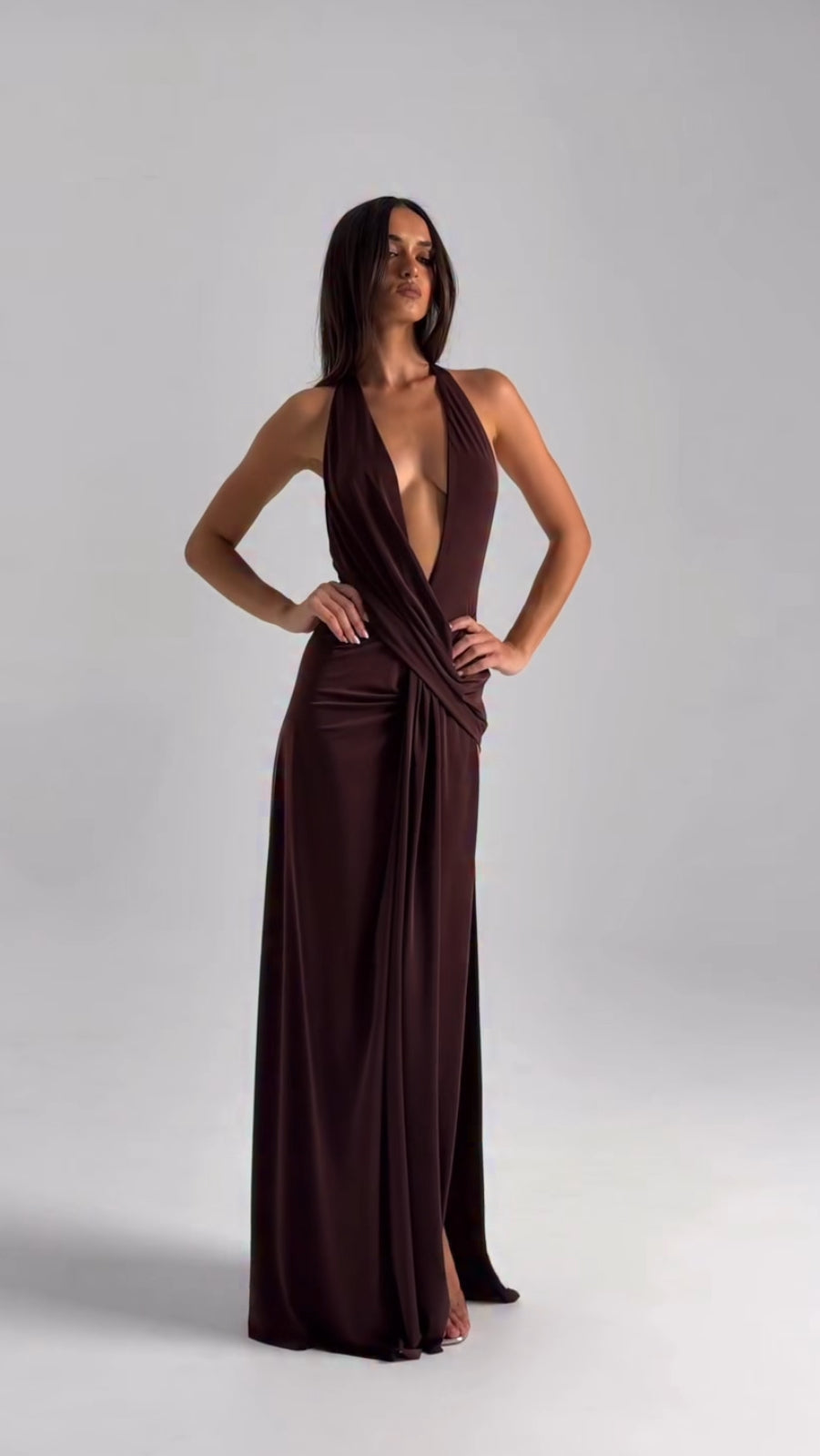 Natalie Rolt Winona Gown | Brown