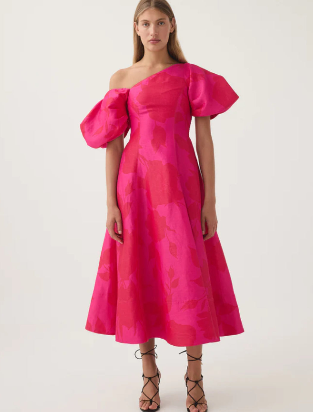 Aje Arista Tulip Sleeve Midi