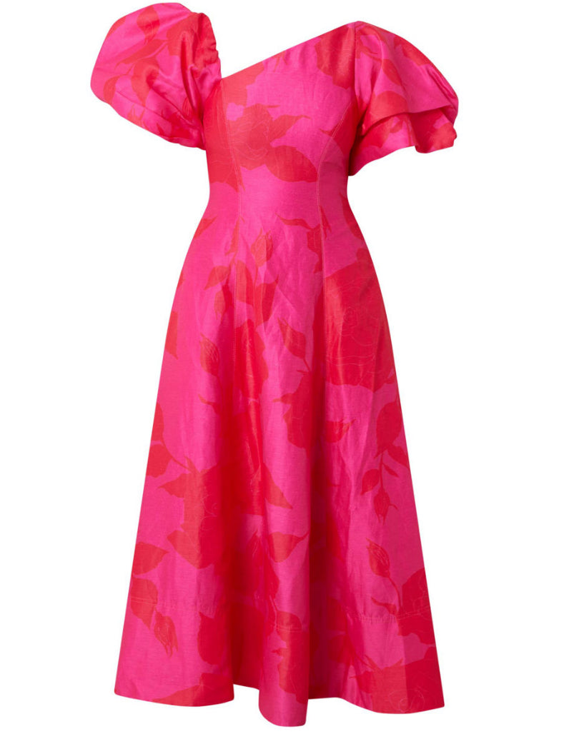 Aje Arista Tulip Sleeve Midi