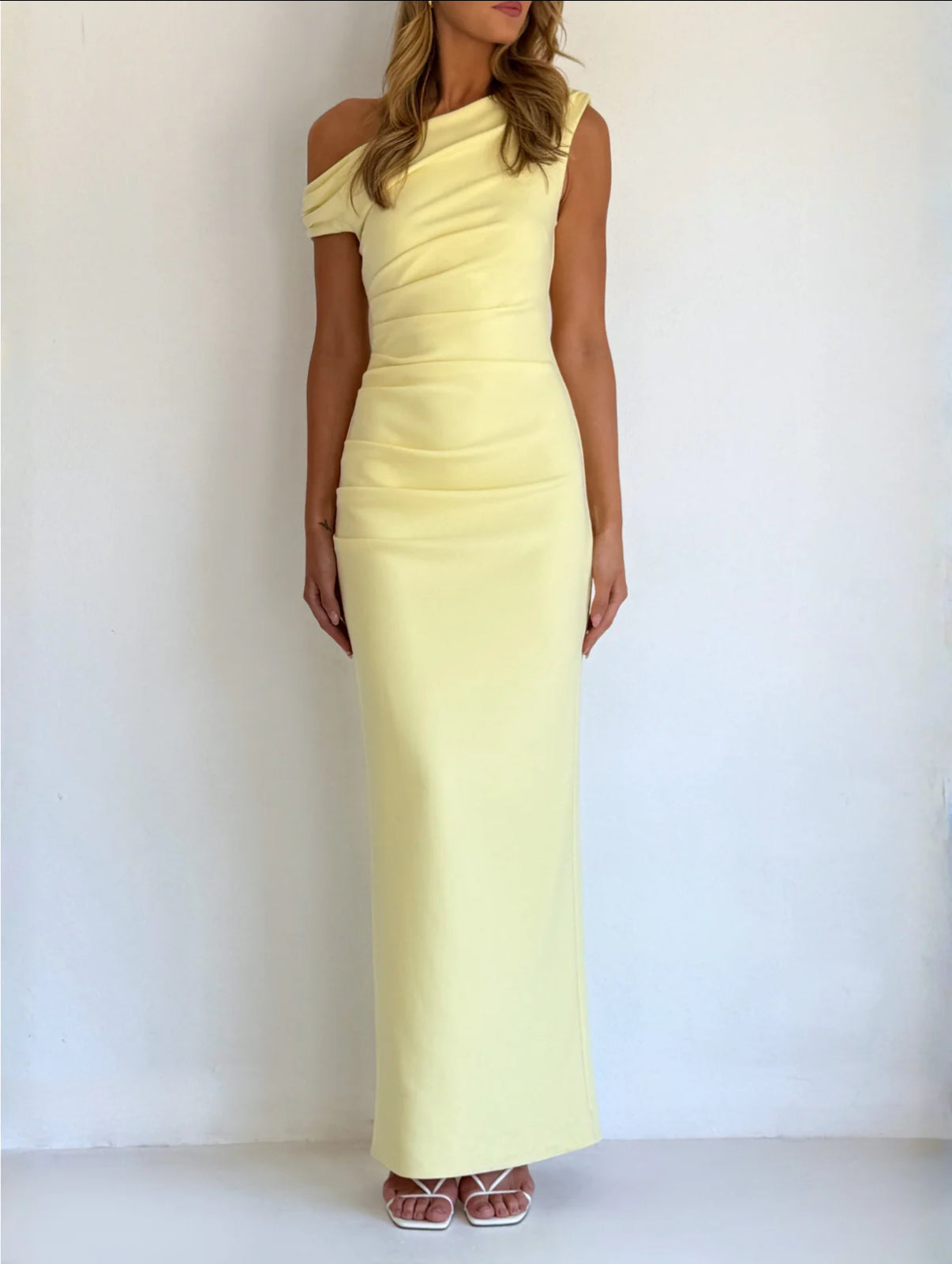 By Nicola Sophia Maxi Dress Lemon