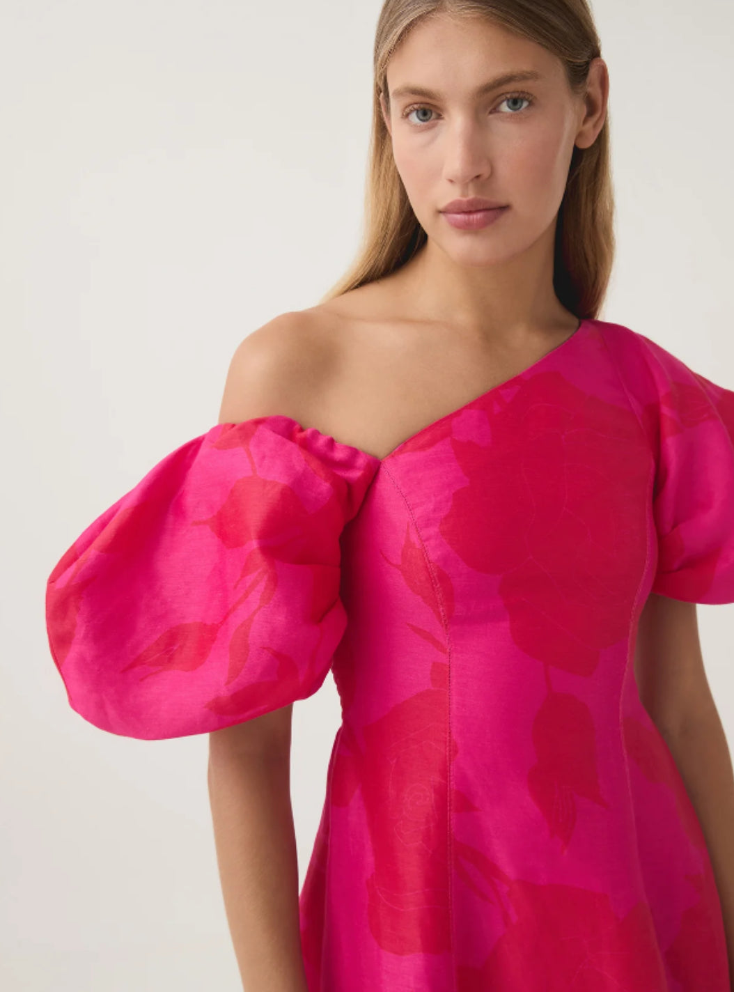Aje Arista Tulip Sleeve Midi