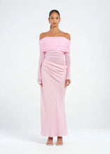 BENNI Yasmin off shoulder dress- Pink