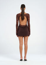BENNI Oskar mini dress Chocolate