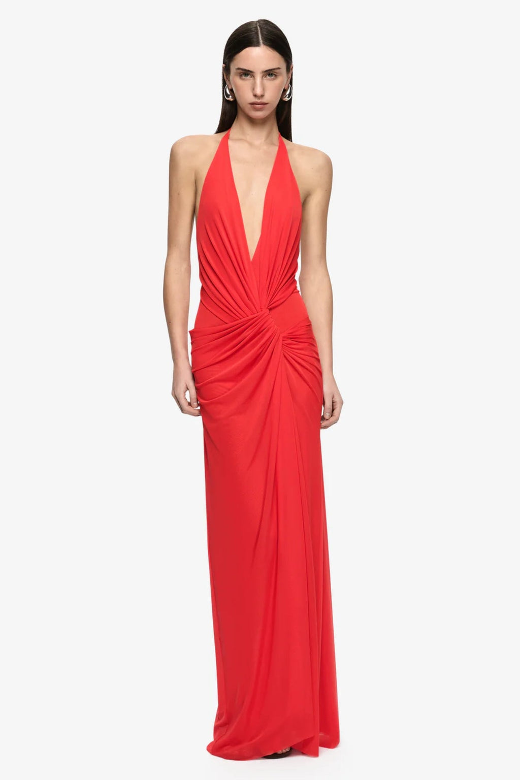 Bec & Bridge Xanthi V Neck Maxi | Flame