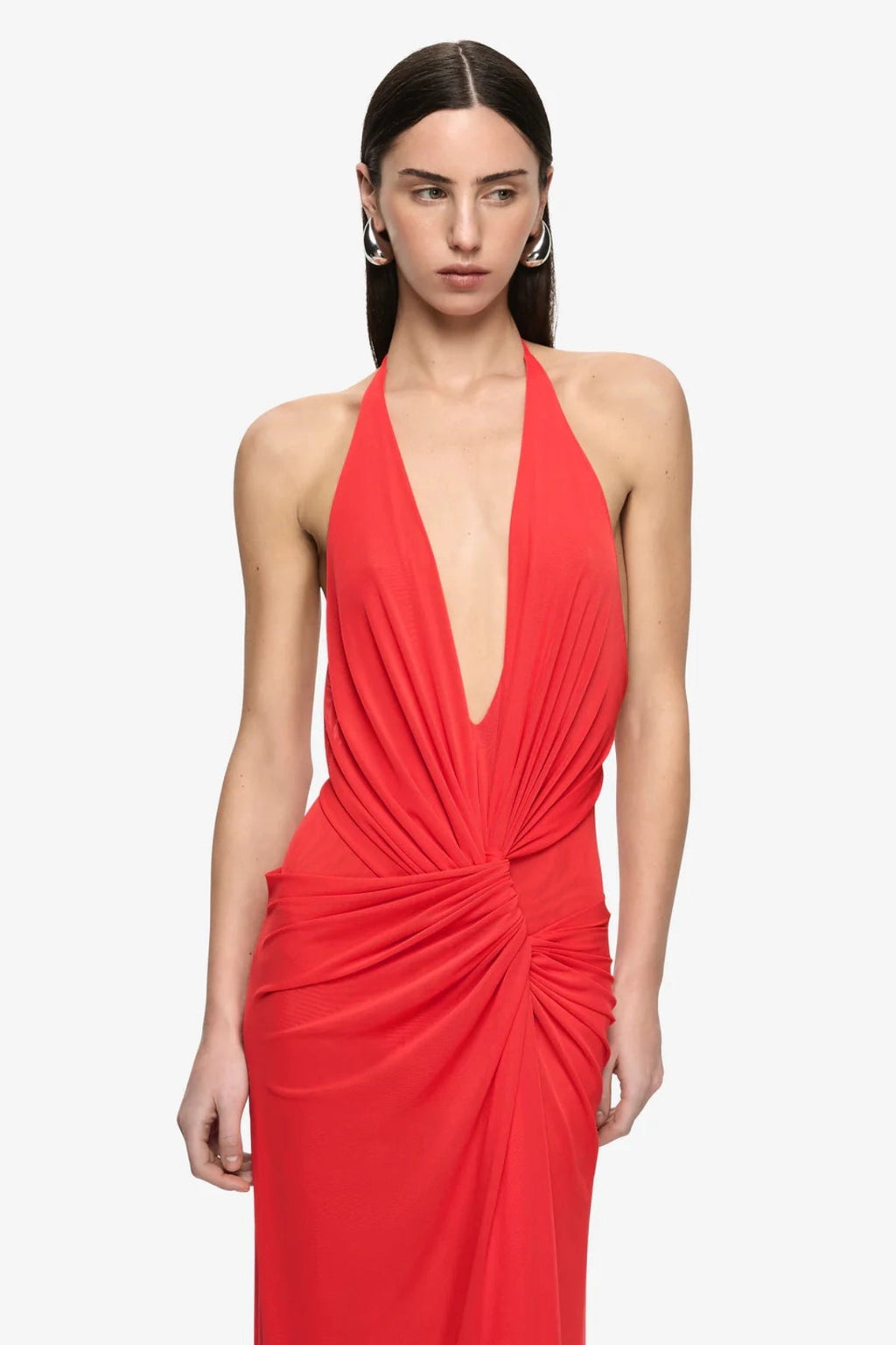 Bec & Bridge Xanthi V Neck Maxi | Flame