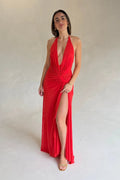Bec & Bridge Xanthi V Neck Maxi | Flame