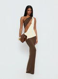 Princess Polly Loletta Draped One Shoulder Maxi Dress