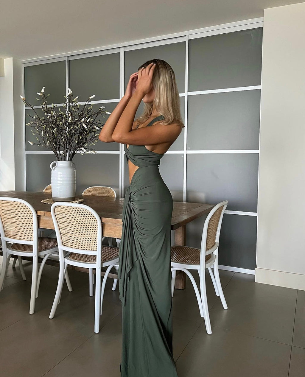 FOR SALE: Christopher Esber - Vivenda Drape Front Maxi Dress
