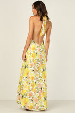 Boutique Citrus Halter Dress