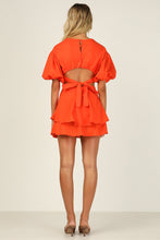 Boutique Gracious Cut Out Dress Coral