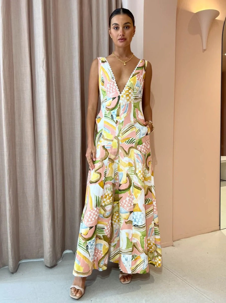 By Nicola Wavy Maxi Dress