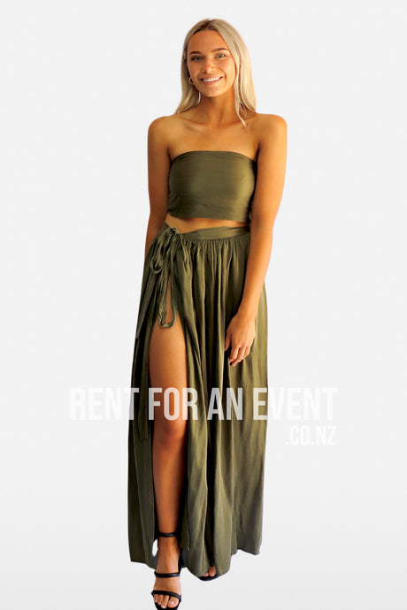Sisters The Label Sage Silk Two Piece