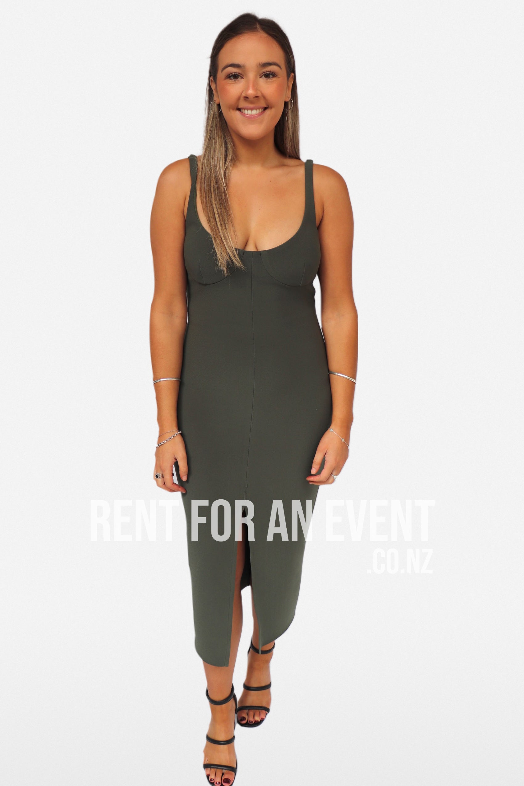 Bec & Bridge Amelie Cup Sage Dress
