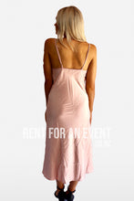 FOR SALE-Boutique Pink Satin Slip Dress
