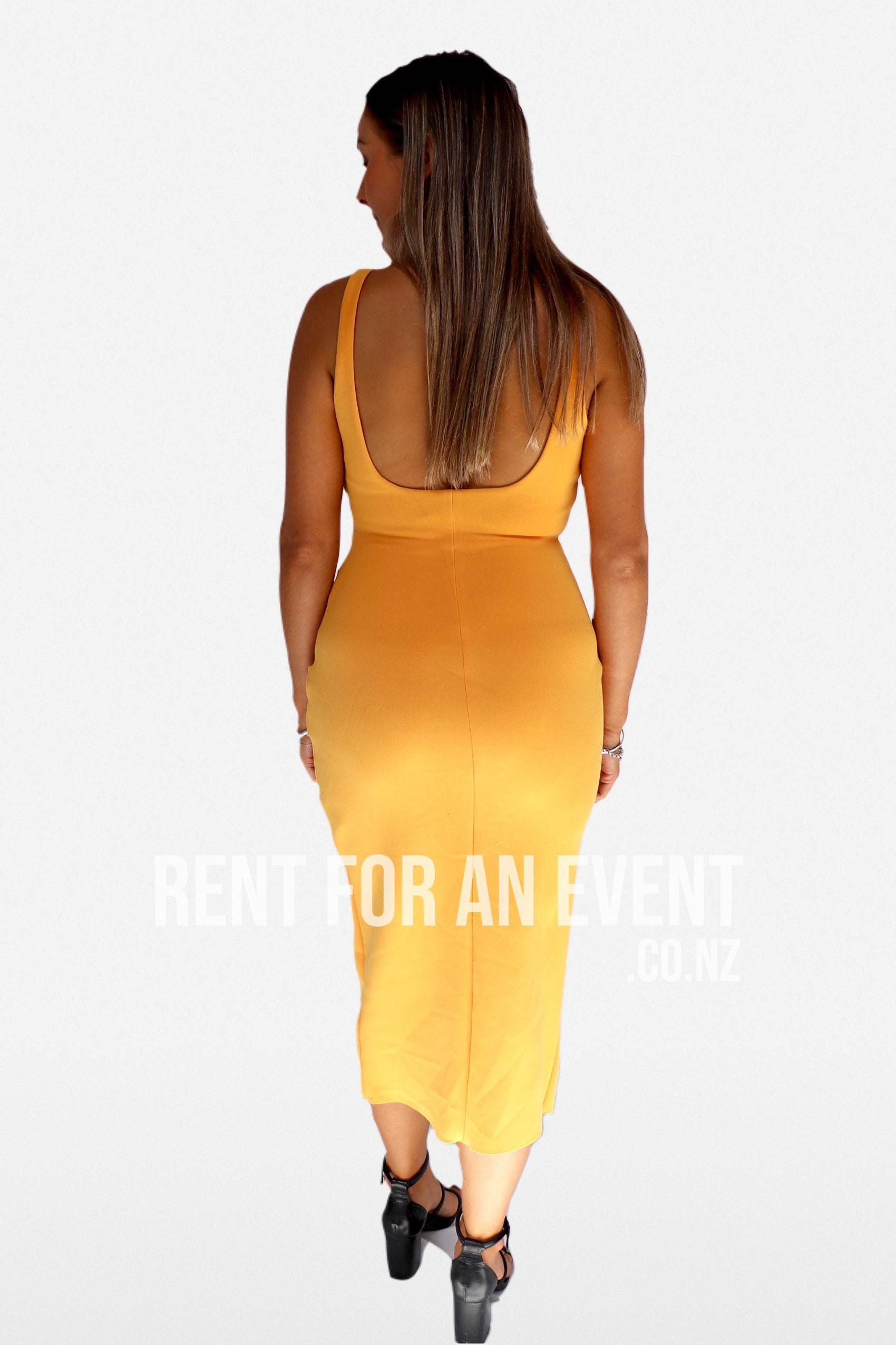 Bec & Bridge Karina Tuck Midi Tangerine