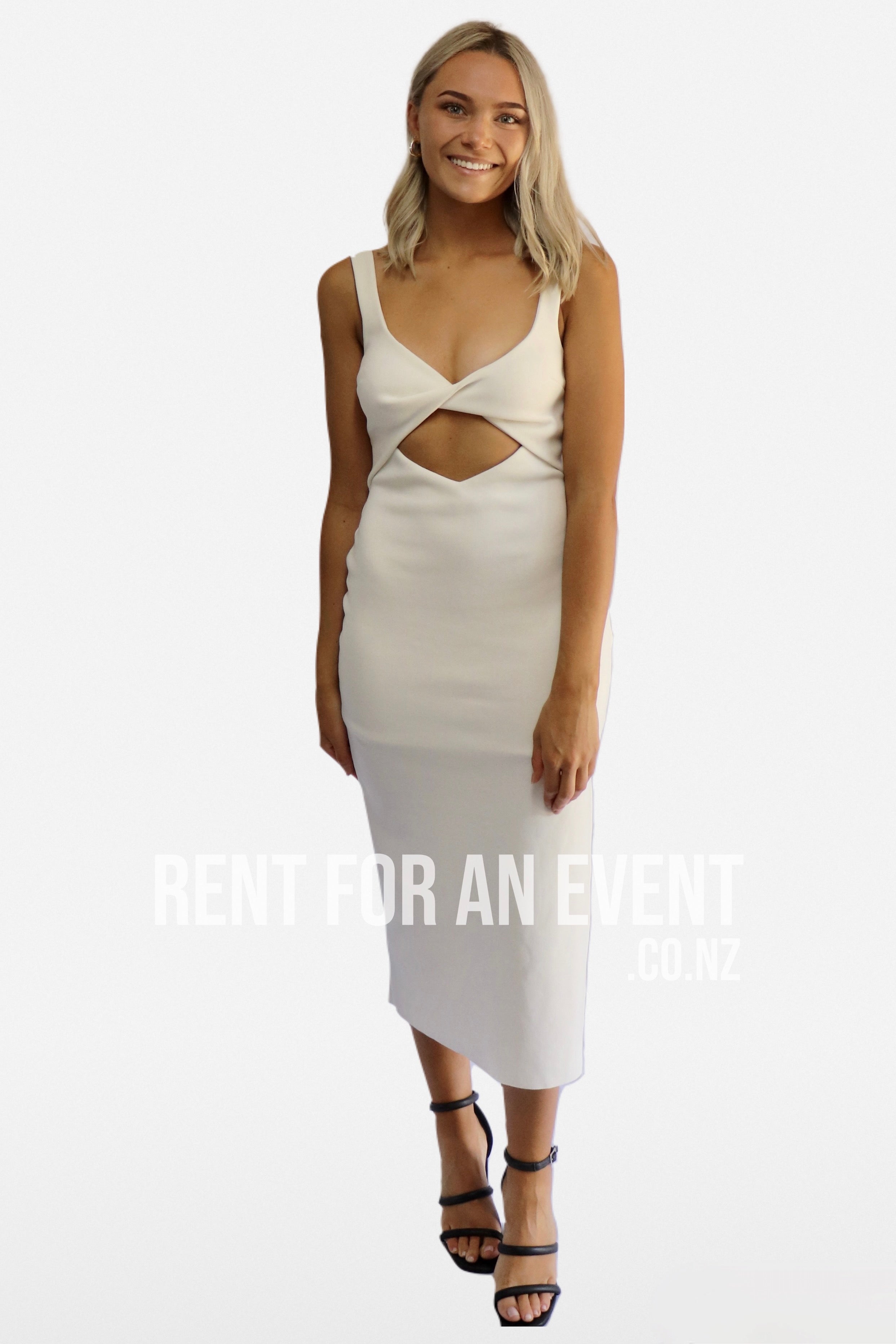 Bec & Bridge Joelle Midi Dress White