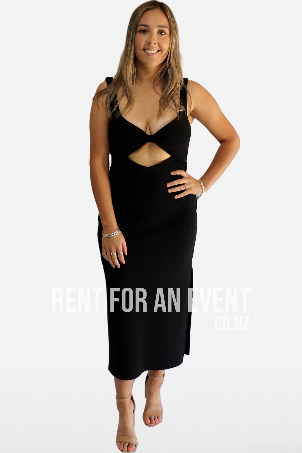 Bec & Bridge Joelle Midi Dress Black