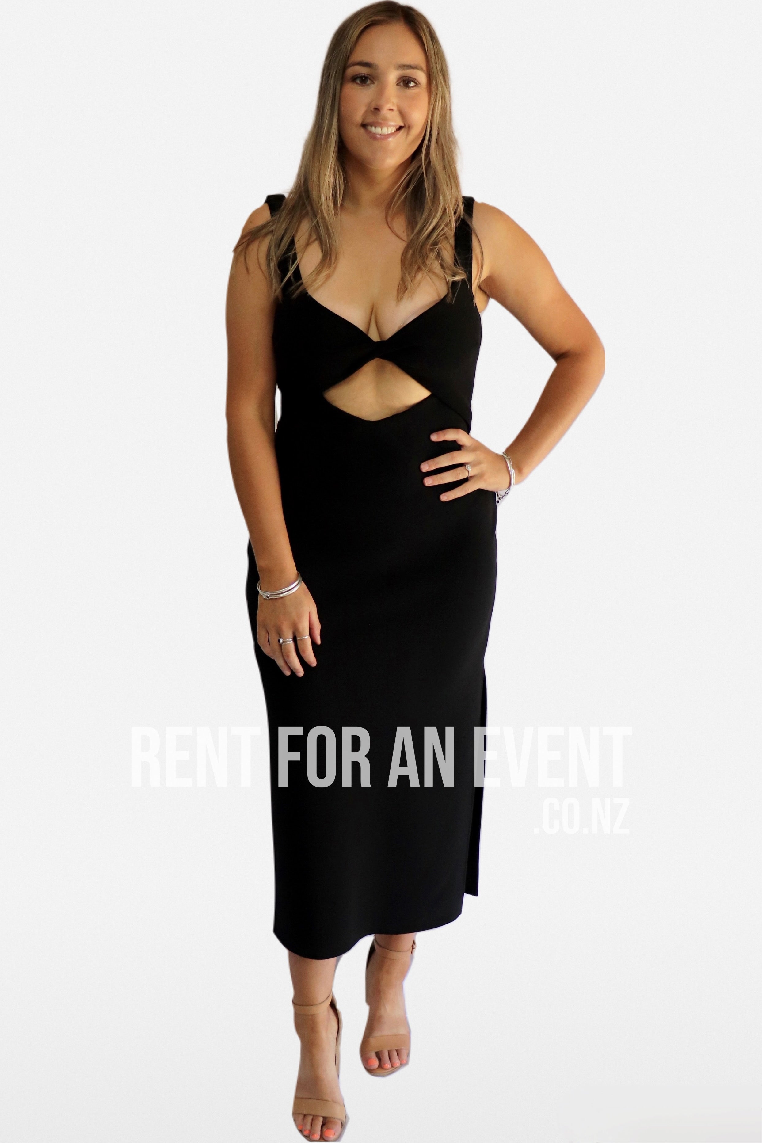 Bec & Bridge Joelle Midi Dress Black