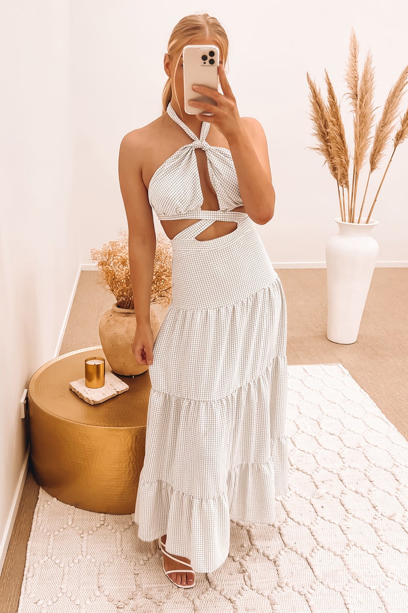 Boutique Sailor Dress White