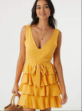 Boutique Tangerine Frill Dress